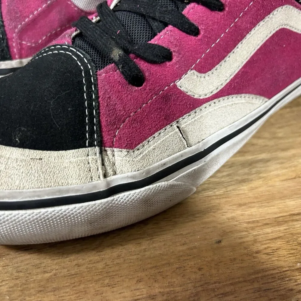 Vans TNT Advanced Prototype Tony Trujillo Men’s Size 10 Black Magenta Shoes Used